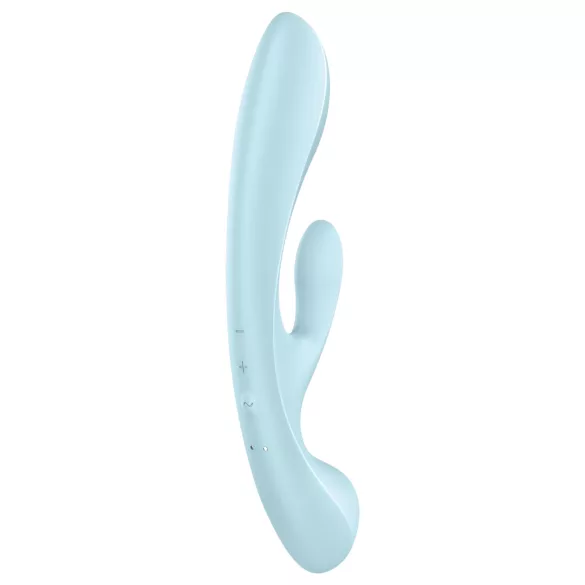 Satisfyer - vibrátor s ramenem na klitoris - dobíjecí - modrý