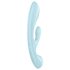 Satisfyer Triple Oh - dobíjecí vibrátor s klitoriálním ramenem (modrý)