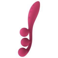   Satisfyer Tri Ball 1 - vibrační multifunkční vibrátor - dobíjecí - červený