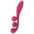 Satisfyer Tri Ball 1 - akumulátorový multifunkční vibrátor (červený)