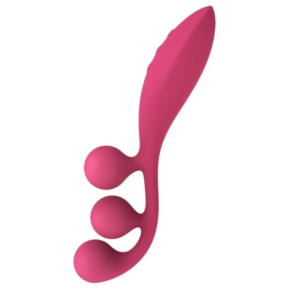 Satisfyer Tri Ball 1 - akumulátorový, multifunkční vibrátor (červený)