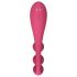 Satisfyer Tri Ball 1 - akumulátorový multifunkční vibrátor (červený)