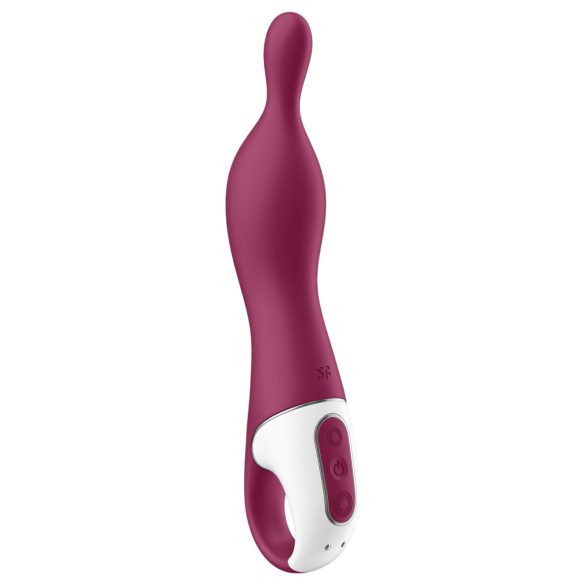 Satisfyer A-Mazing 1 - akumulátorový A-bod vibrátor (červený)