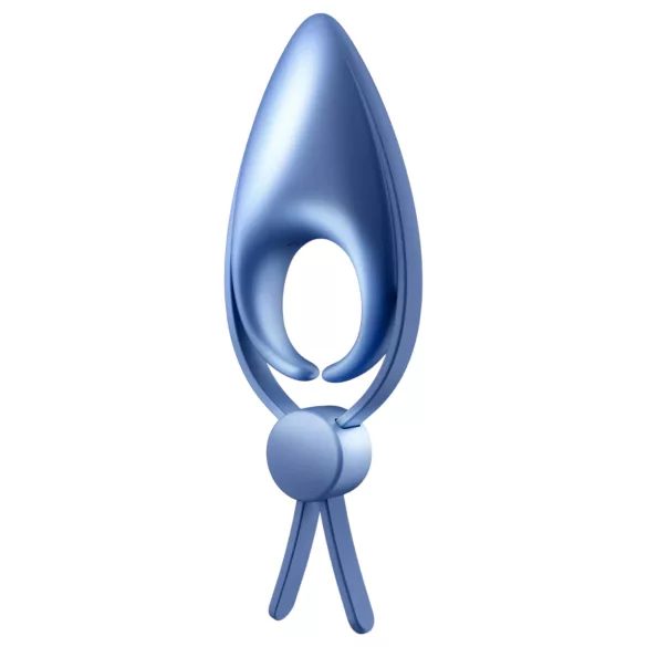 Satisfyer Sniper - vibrační erekční kroužek - dobíjecí silikon modrý
