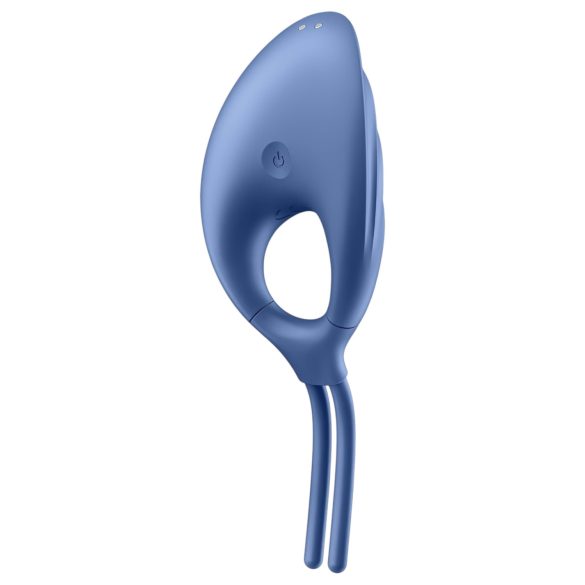Satisfyer Swordsman - dobíjecí, vibrační erekční kroužek (modrý)