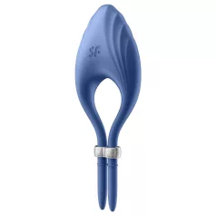   Satisfyer Duelist - vibrační erekční kroužek - nabíjecí - modrý