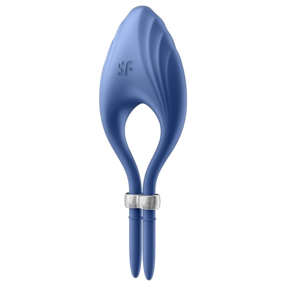 Satisfyer Duelist - nabíjecí vibrační kroužek na penis (modrý)