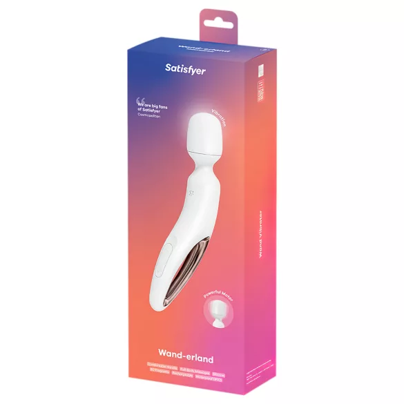 Satisfyer Wand-erland - masážní vibrátor (bílý)