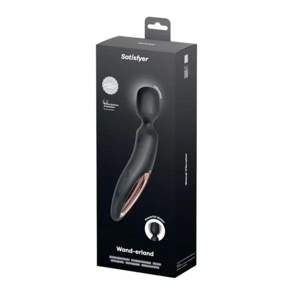 Satisfyer Wand-erland - masážní vibrátor - černý