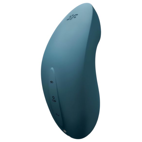 Satisfyer - vibrátor na klitoris s tlakovými vlnami - dobíjecí - modrý