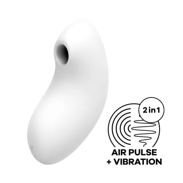 Satisfyer Vulva Lover 2 - stimulátor klitorisu na vlny vzduchu - bílý