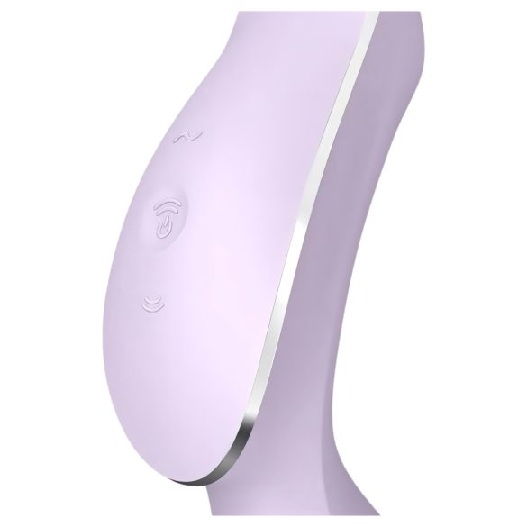 Satisfyer Curvy Trinity 2 - 2v1 pulzující vibrátor (fialový)