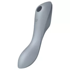   Satisfyer Curvy Trinity 3 - vibrátor s tlakovými vlnami 2v1 - šedá