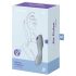 Satisfyer Curvy Trinity 3 - vzduchové 2v1 vibrátor (šedý)