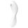 Satisfyer Curvy Trinity 5+ - chytrý 2v1 vibrátor (bílý)
