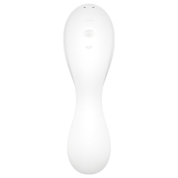 Satisfyer Curvy Trinity 5+ - chytrý 2v1 vibrátor (bílý)