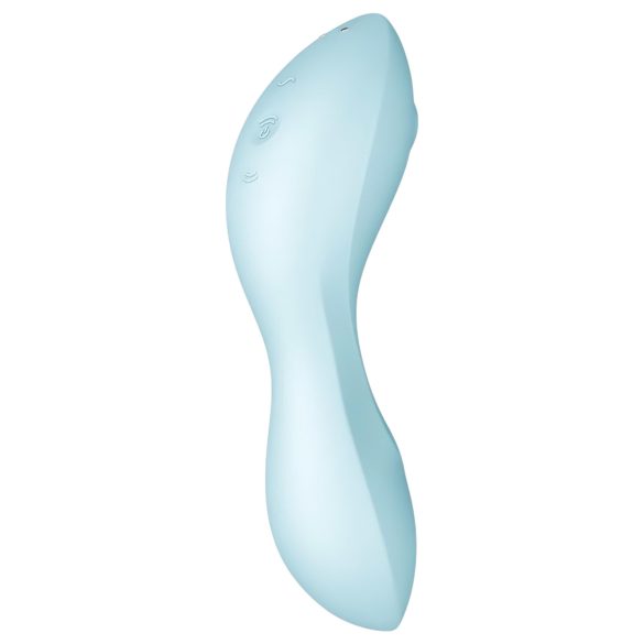 Satisfyer Curvy Trinity 5+ - chytrý 2v1 vibrátor - modrý
