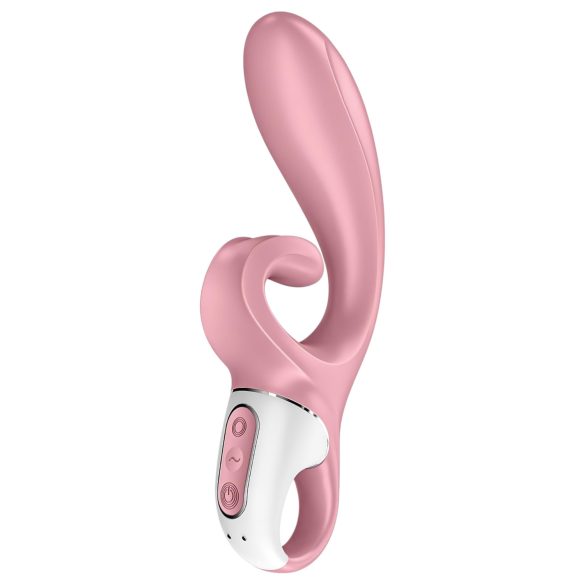 Satisfyer Hug Me - chytrý vibrátor s ramínky na klitoris (růžový)