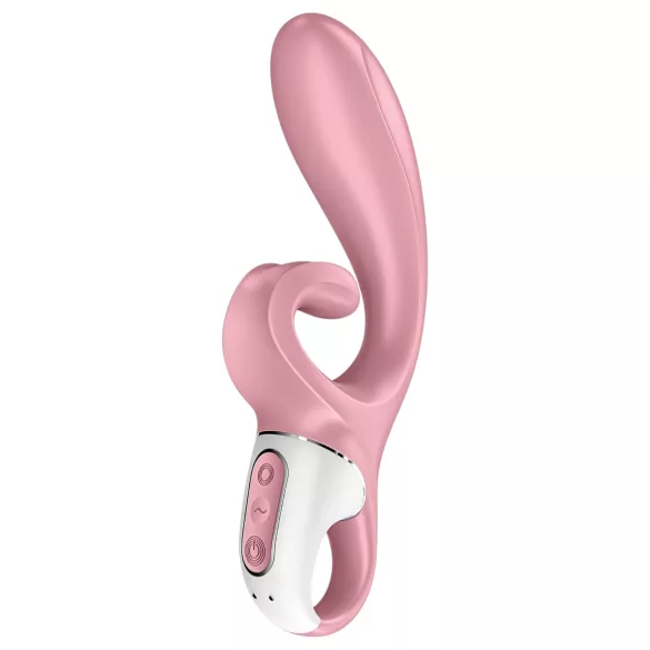 Satisfyer Hug Me - vibrátor na klitoris s ramenem - růžová