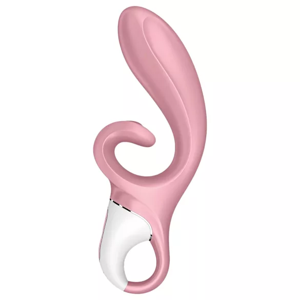 Satisfyer Hug Me - vibrátor na klitoris s ramenem - růžová