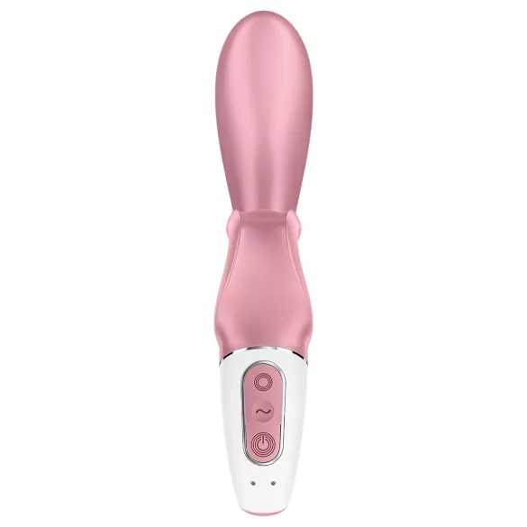 Satisfyer Hug Me - vibrátor na klitoris s ramenem - růžová