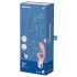 Satisfyer Hug Me - chytrý vibrátor s ramínky na klitoris (růžový)