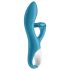 Satisfyer Embrace Me - akumulátorový vibrátor s klitoriálním ramenem (tyrkys)