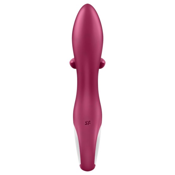 Satisfyer Embrace Me - vibrátor s ramenem na klitoris - dobíjecí - červený