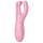 Satisfyer Threesome 4 - vibrátor na klitoris ovládaný aplikací (růžový)