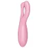 Satisfyer Threesome 4 - vibrátor na klitoris ovládaný aplikací (růžový)
