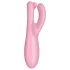 Satisfyer Threesome 4 - vibrátor na klitoris ovládaný aplikací (růžový)