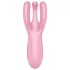 Satisfyer Threesome 4 - vibrátor na klitoris ovládaný aplikací (růžový)