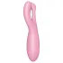 Satisfyer Threesome 4 - vibrátor na klitoris ovládaný aplikací (růžový)