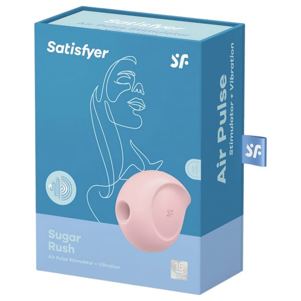 Satisfyer - vibrátor na klitoris s tlakovými vlnami - růžový