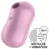 Satisfyer - vibrační stimulátor klitorisu s tlakovými vlnami - fialový, dobíjecí