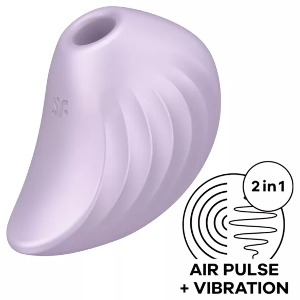 Satisfyer Pearl Diver - vibrátor na klitoris s tlakovými vlnami - fialová
