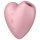 Satisfyer Cutie Heart - akumulátorový vzduchový stimulátor klitorisu (růžový)