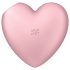 Satisfyer Cutie Heart - akumulátorový vzduchový stimulátor klitorisu (růžový)