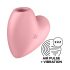 Satisfyer Cutie Heart - akumulátorový vzduchový stimulátor klitorisu (růžový)