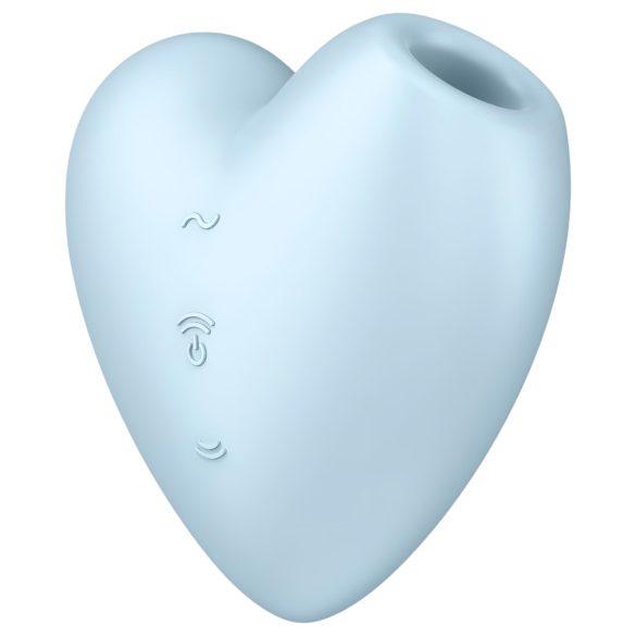 Satisfyer Cutie Heart - akumulátorový stimulátor klitorisu v modré barvě