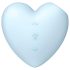Satisfyer Cutie Heart - akumulátorový stimulátor klitorisu v modré barvě