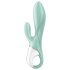 Satisfyer Air Pump Bunny 5 - chytrý nafukovací vibrátor (máta)