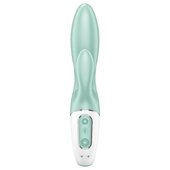 Satisfyer Air Pump Bunny 5 - chytrý nafukovací vibrátor (mátový)