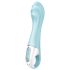 Satisfyer Air Pump Vibrátor 5 - chytrý nafukovací vibrátor (modrý)