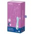 Satisfyer Air Pump Vibrátor 5 - chytrý nafukovací vibrátor (modrý)