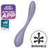 Satisfyer G-spot Flex 5 - chytrý G-bod vibrátor (fialový)
