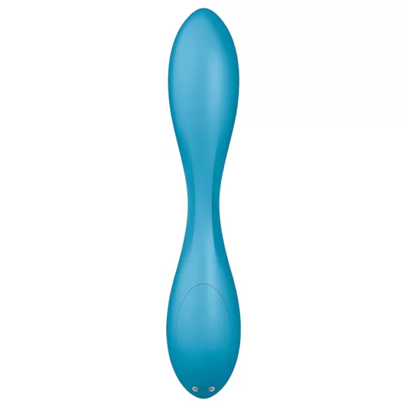 Satisfyer - vibrátor na G-bod - ohebný, dobíjecí, vodotěsný - zelený