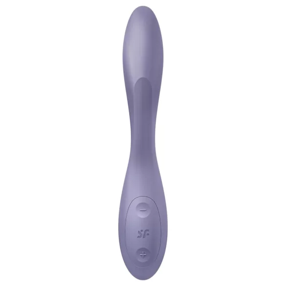 Satisfyer - vibrátor na G-bod - nabíjecí, vodotěsný - fialový