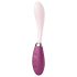 Satisfyer G-Spot Flex 3 - akumulátorový G-bod vibrátor (růžovo-červený)