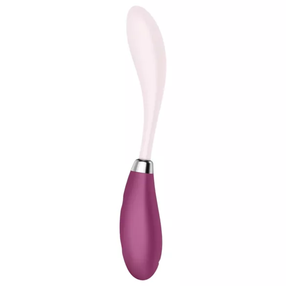 Satisfyer - vibrátor na G bod - flexibilní, dobíjecí - růžovo-červený